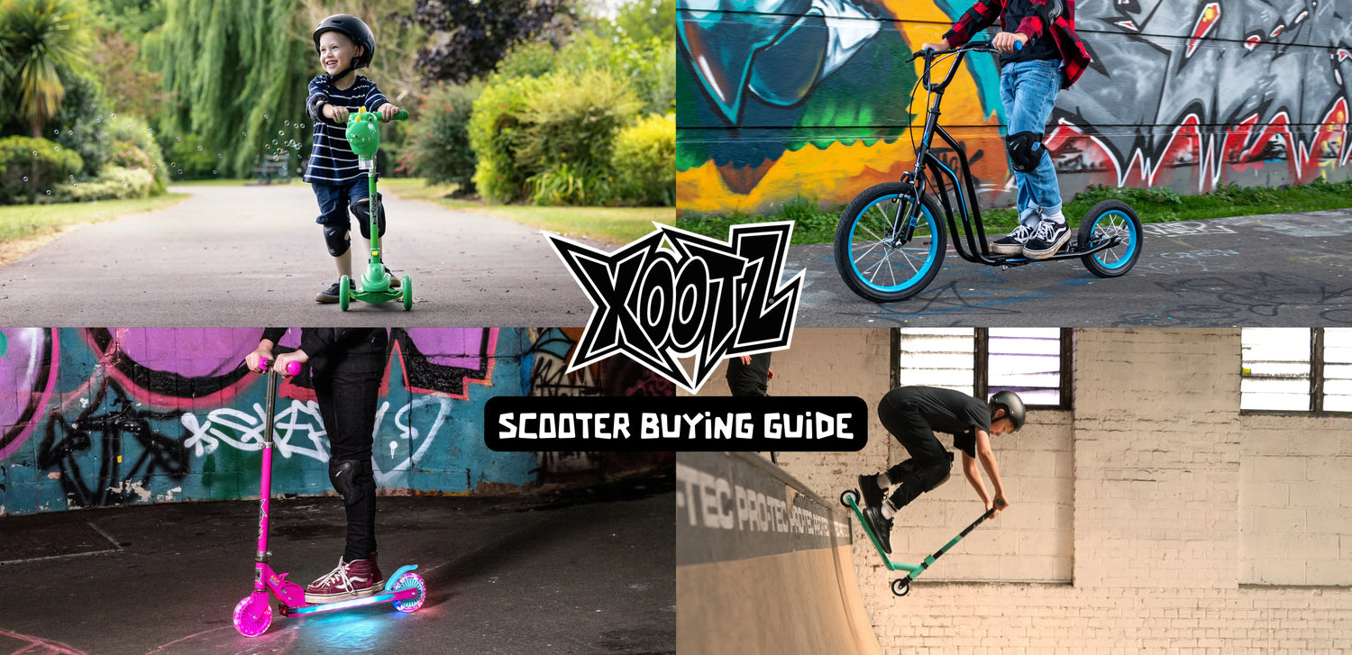 Best scooters for kids by age featuring toddler scooters, two-wheel scooters and stunt scooters for beginners and older children