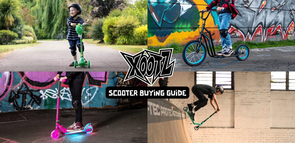 Best scooters for kids by age featuring toddler scooters, two-wheel scooters and stunt scooters for beginners and older children