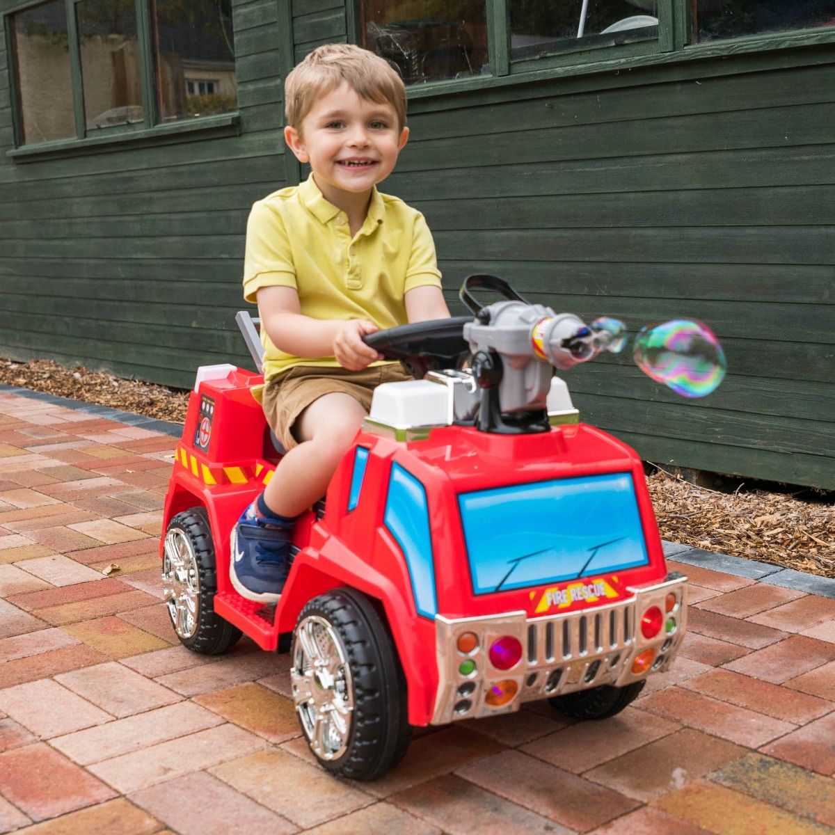 Electric Ride-On Fire Engine - Outlet