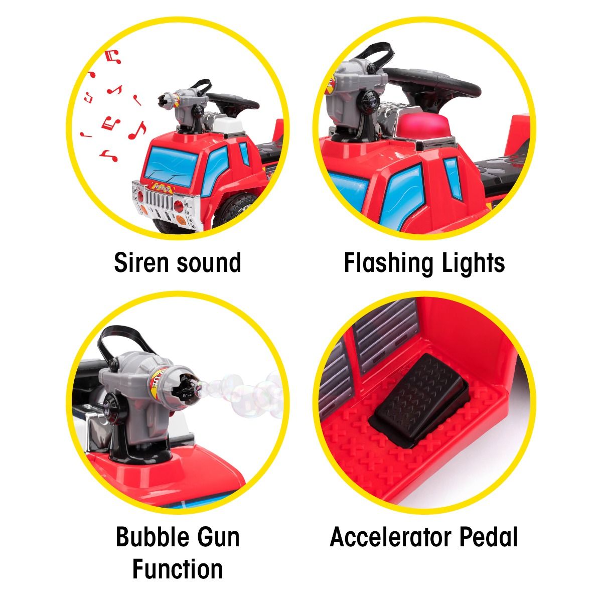 Electric Ride-On Fire Engine - Outlet