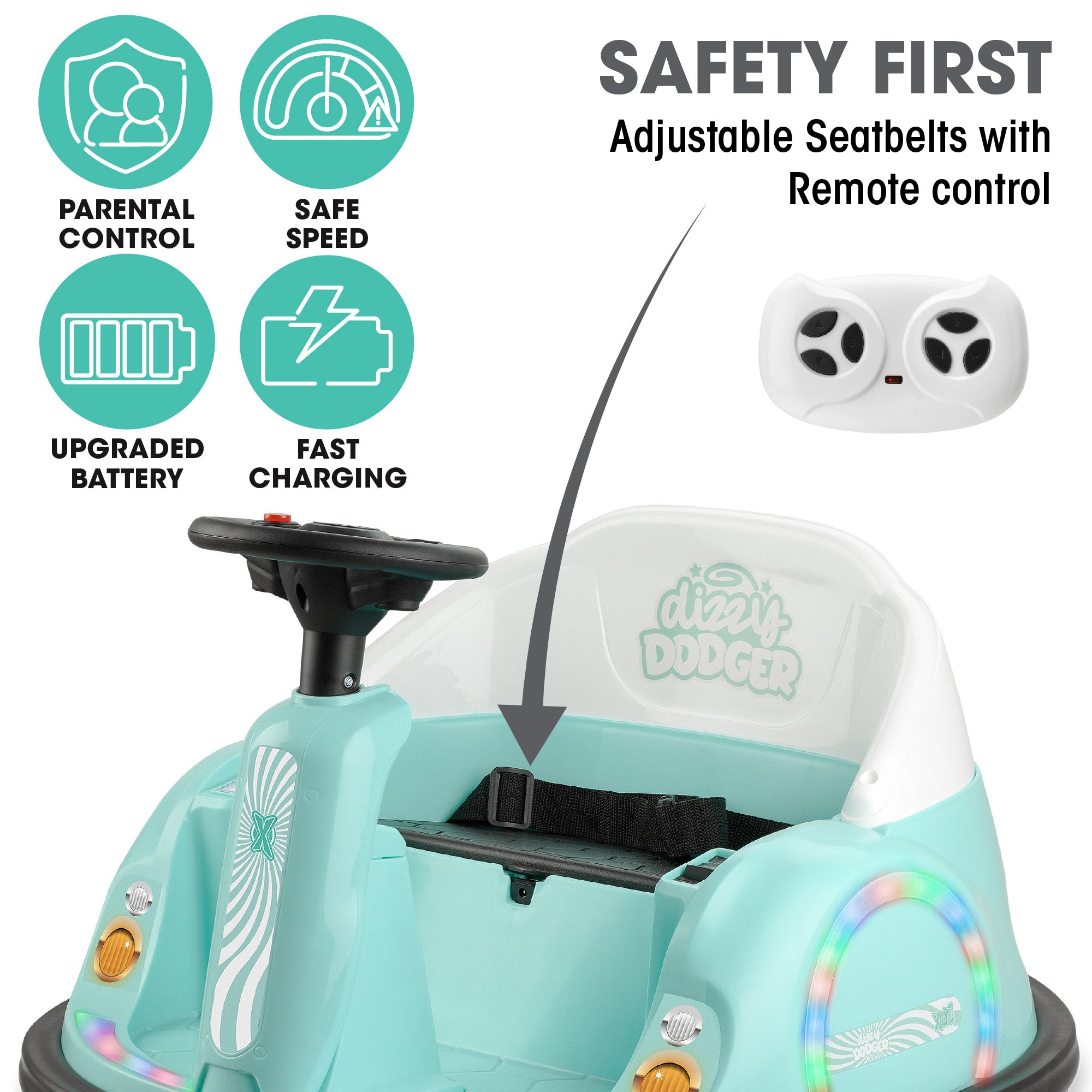 dizzy dodger with remote control