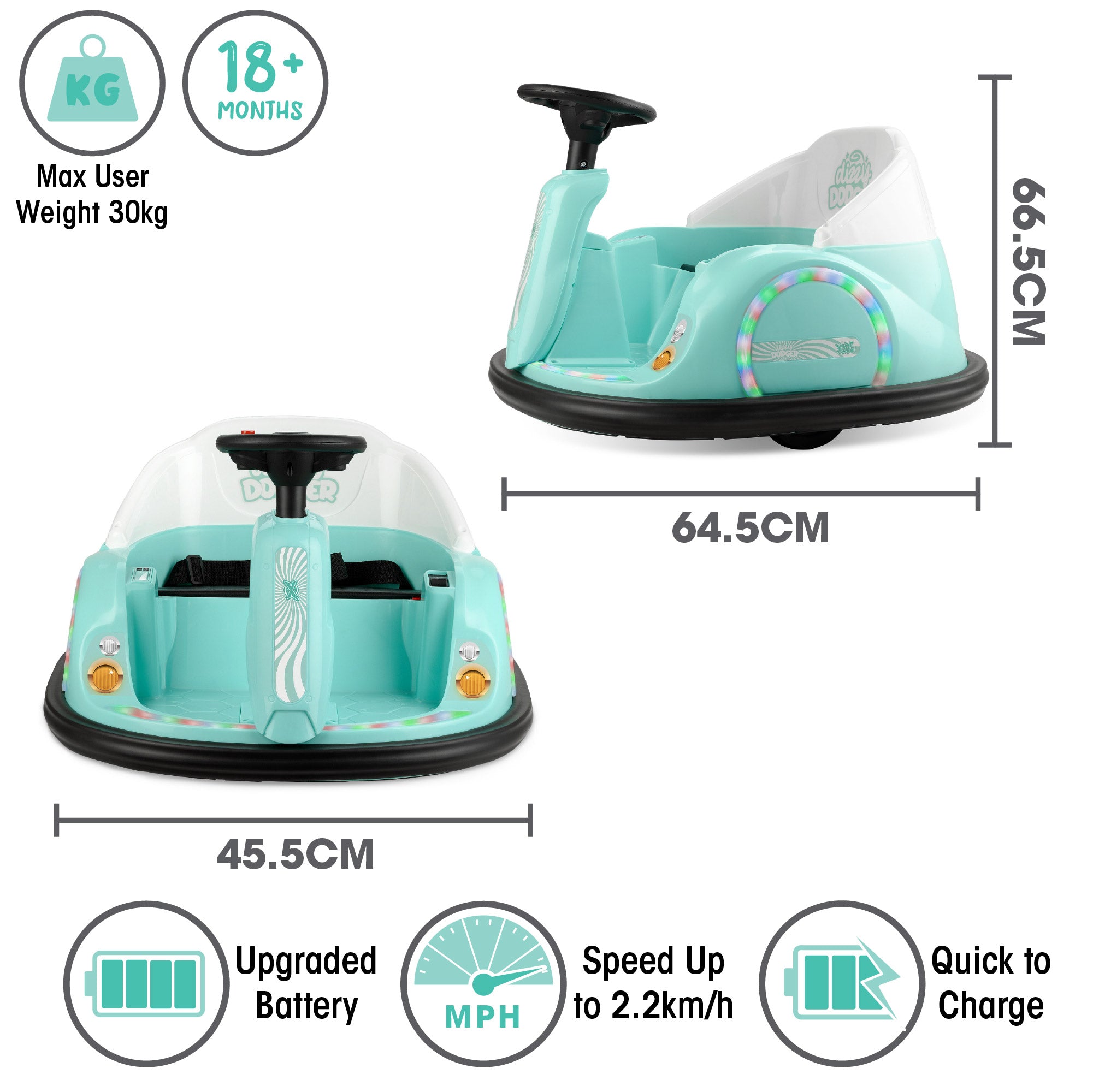 bumper car for 2 year old