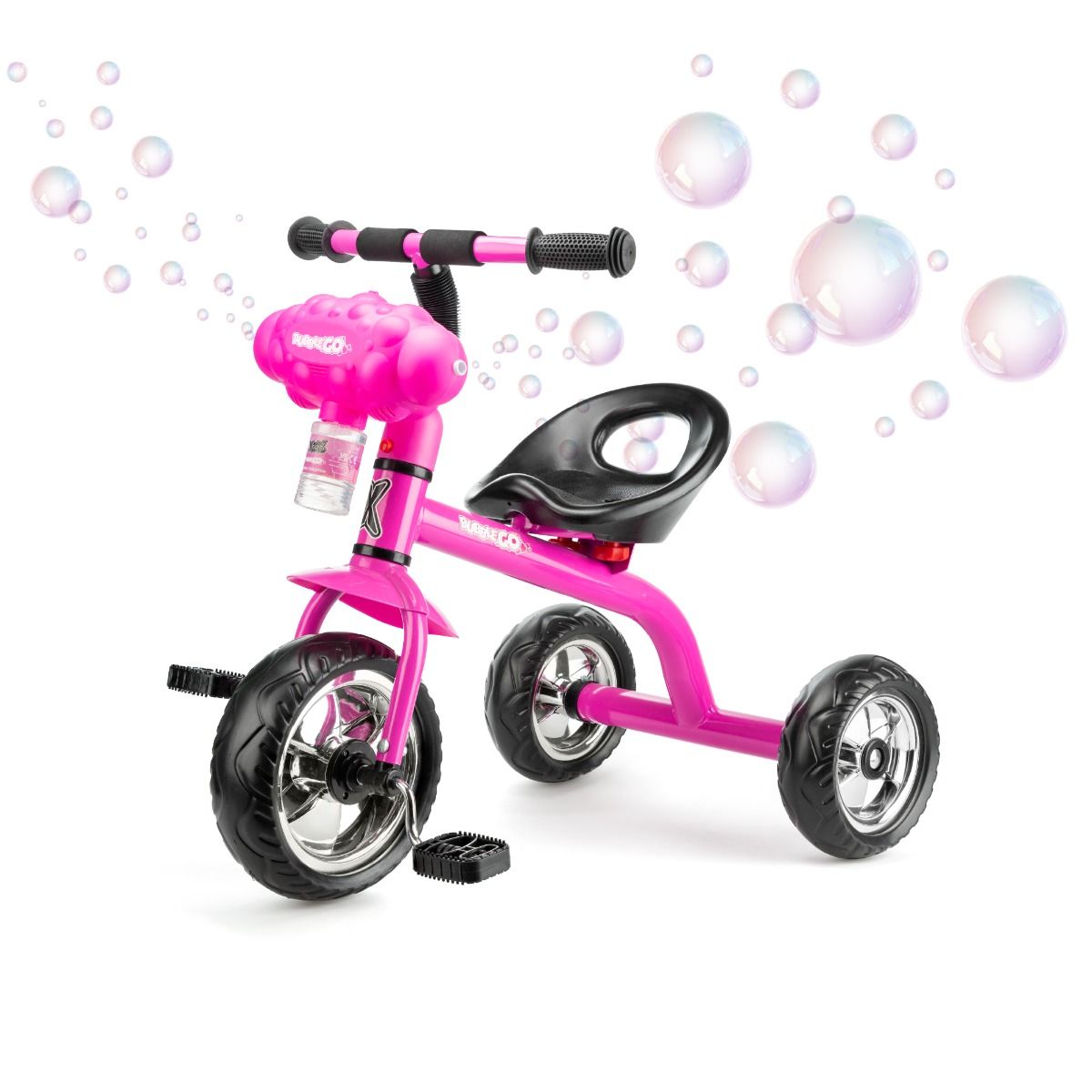 Pink Tricycle For Toddlers Girl Trike Bubble Go Trike Kids