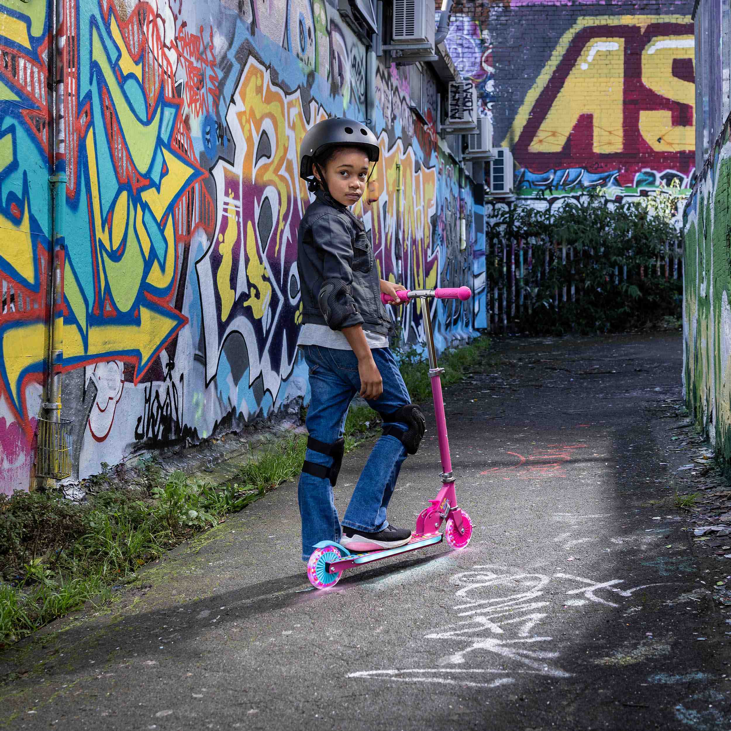 light up scooters for girls