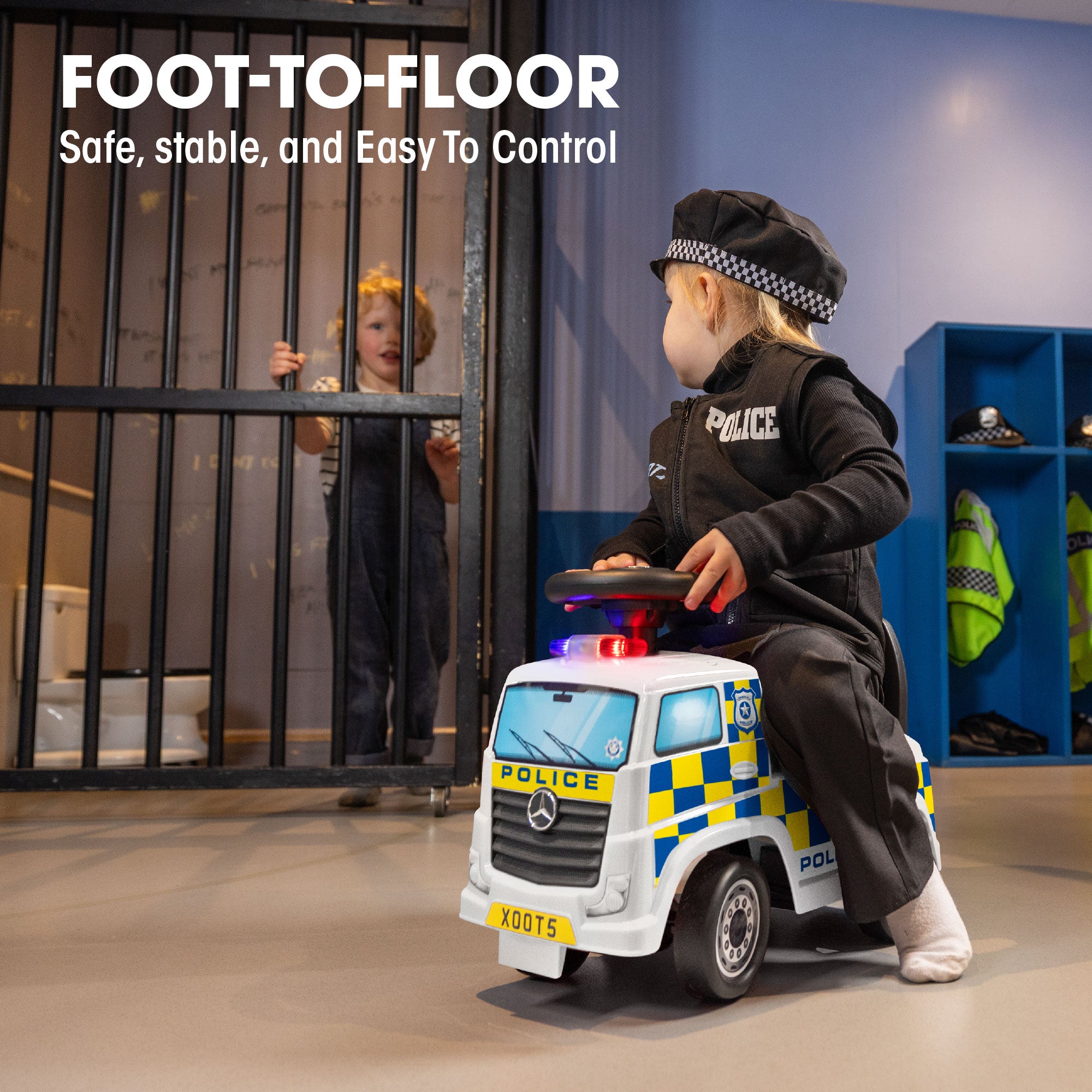 foot to floor ride on