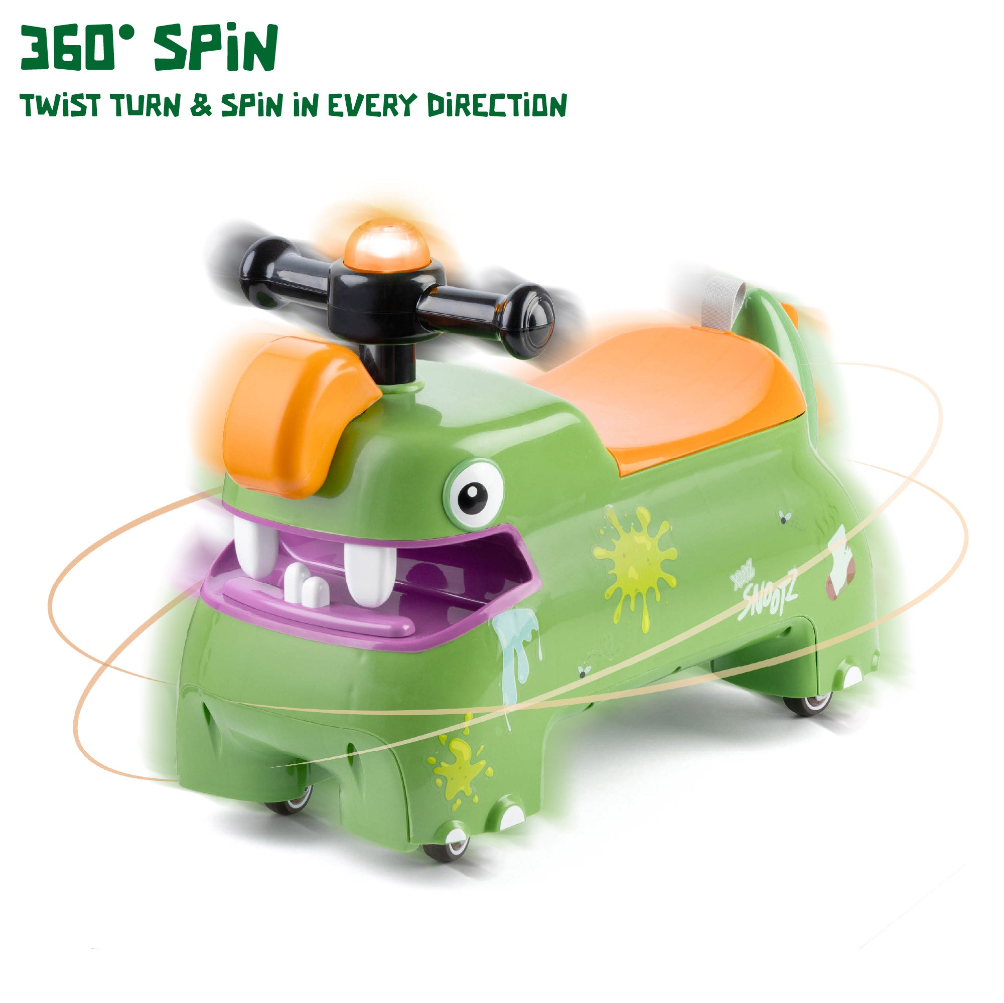 kids spinning ride on toy