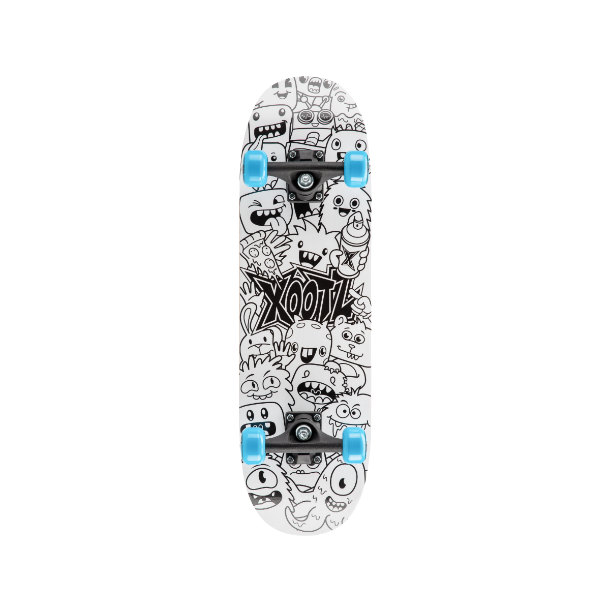 Sketch Ya Deck Skateboard | Colour In | Xootz