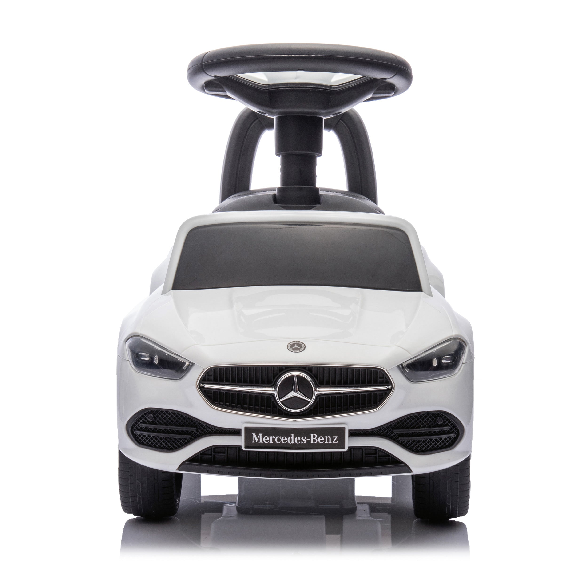 Mercedes C-Class Foot to Floor Ride On - White - Outlet