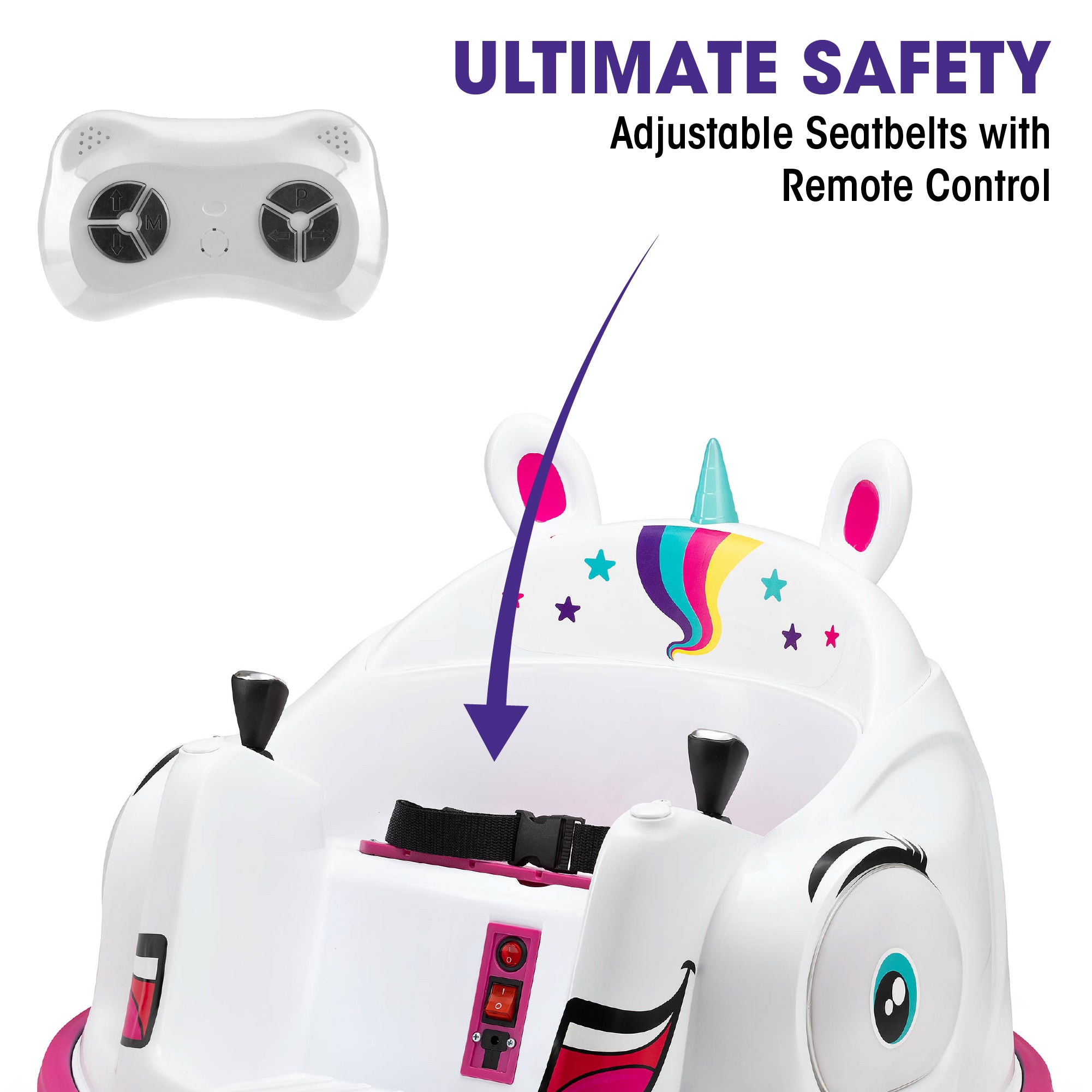 unicorn electric ride on for 5 year old