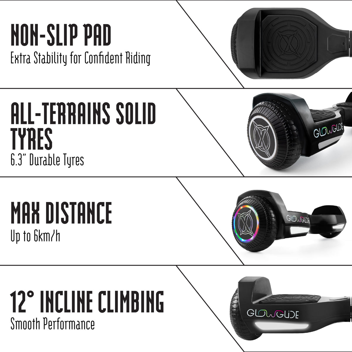 led hoverboard for girls