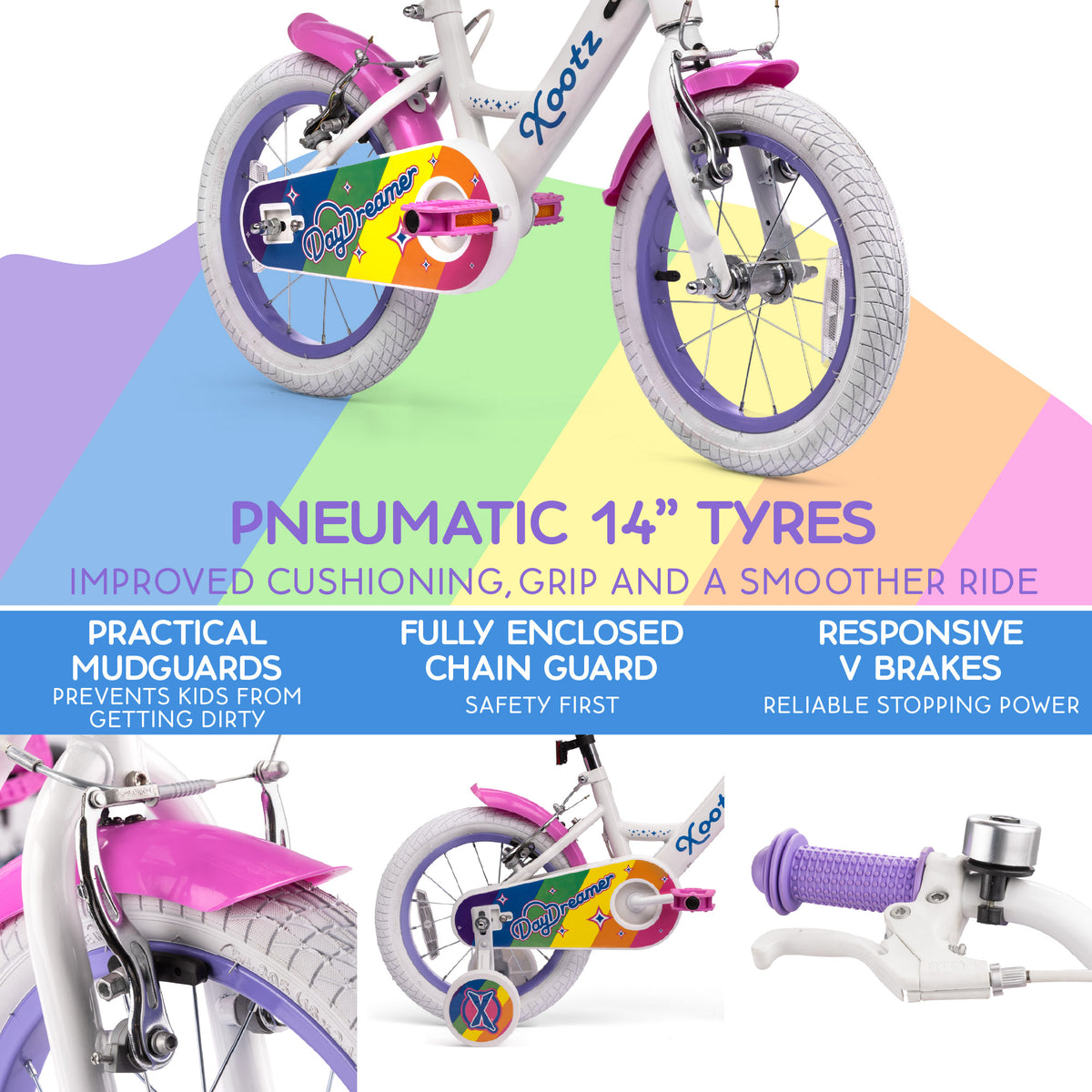 14inch bike for kids ages 3+