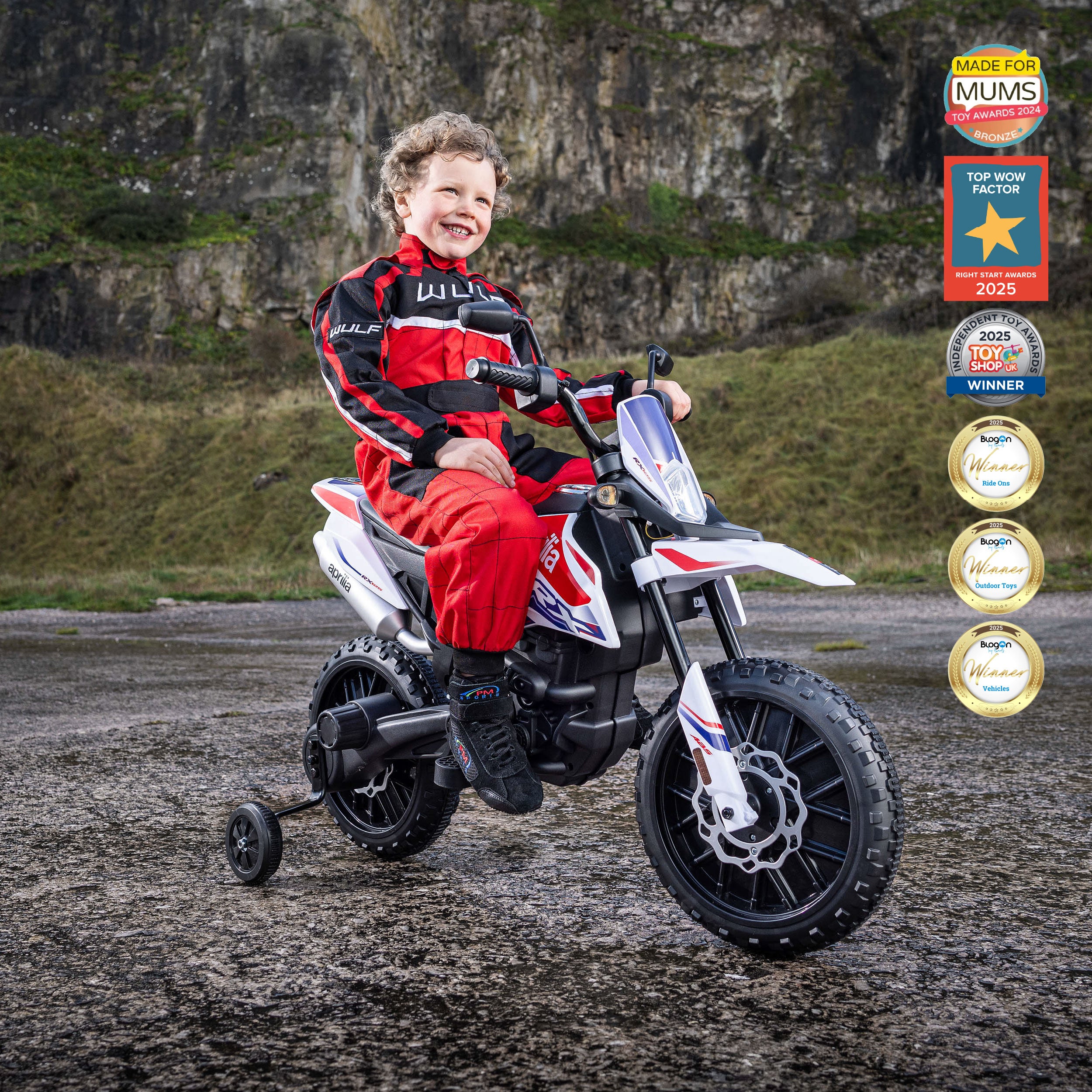 Aprilia Electric Ride-On Motorbike