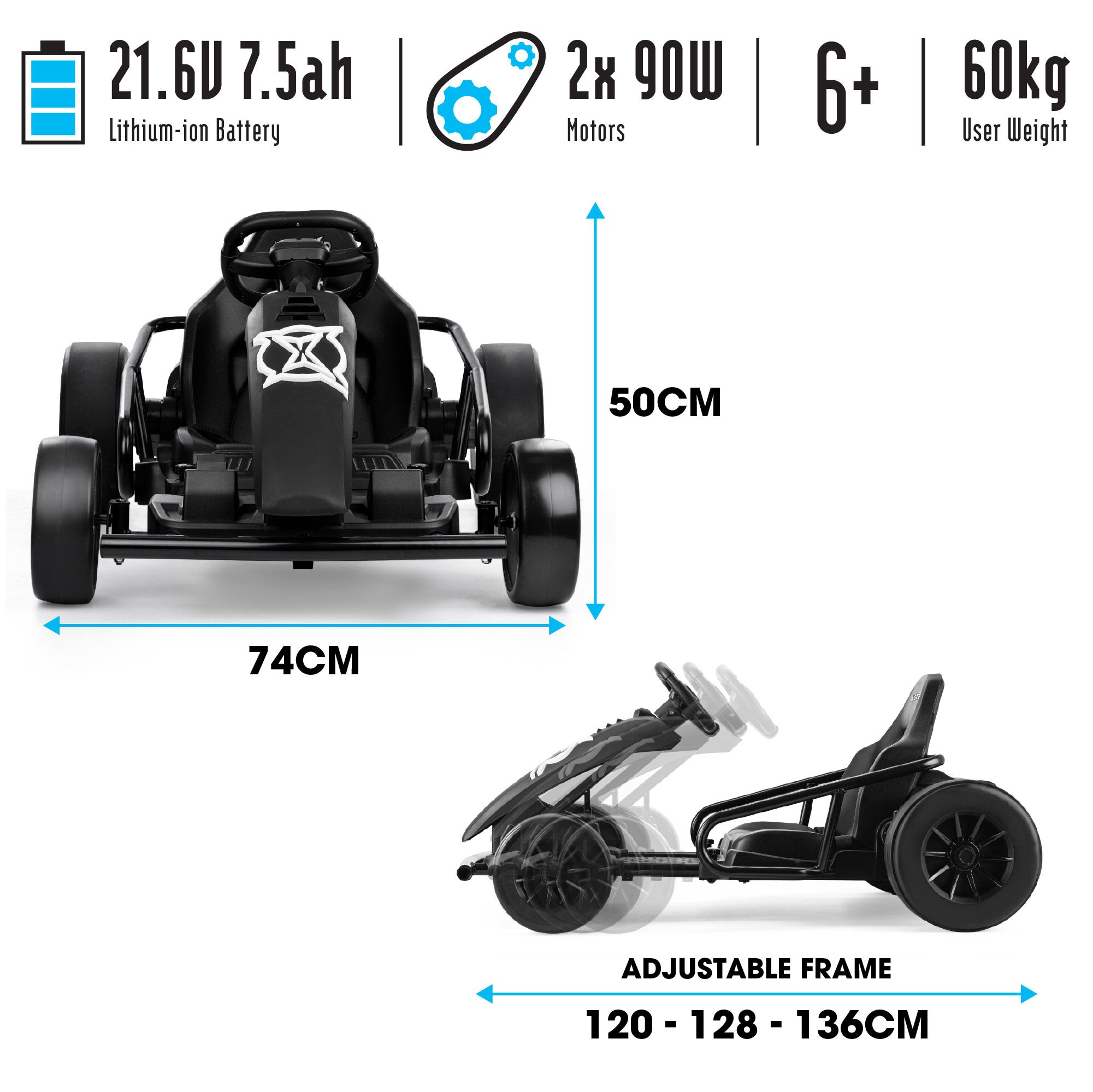 Electric racing kart  