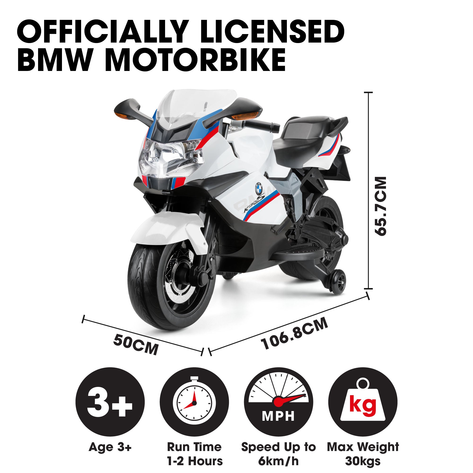 BMW K1300 S Ride-On Motorcycle 