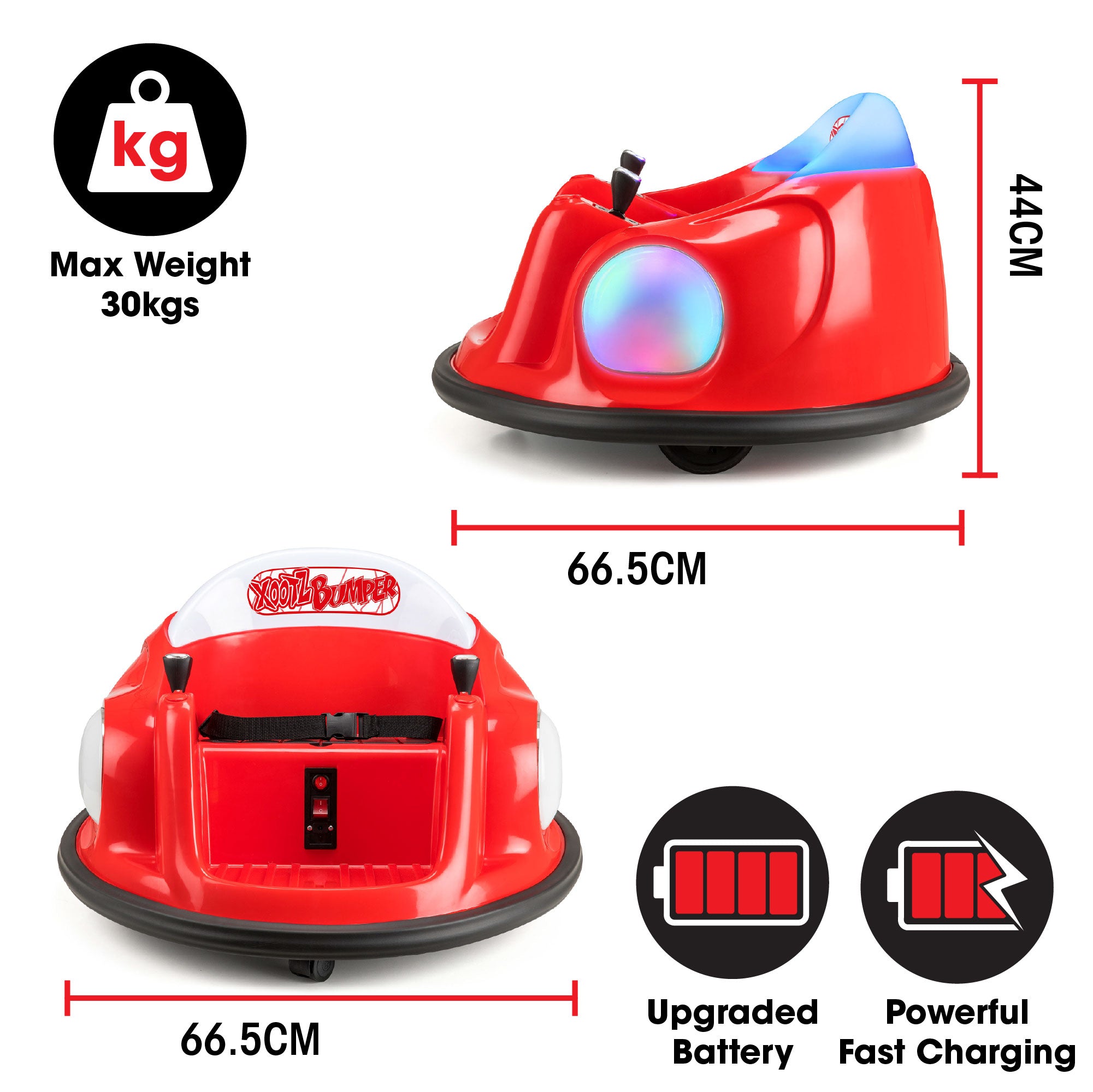 Electric Bumper Car Ride-On