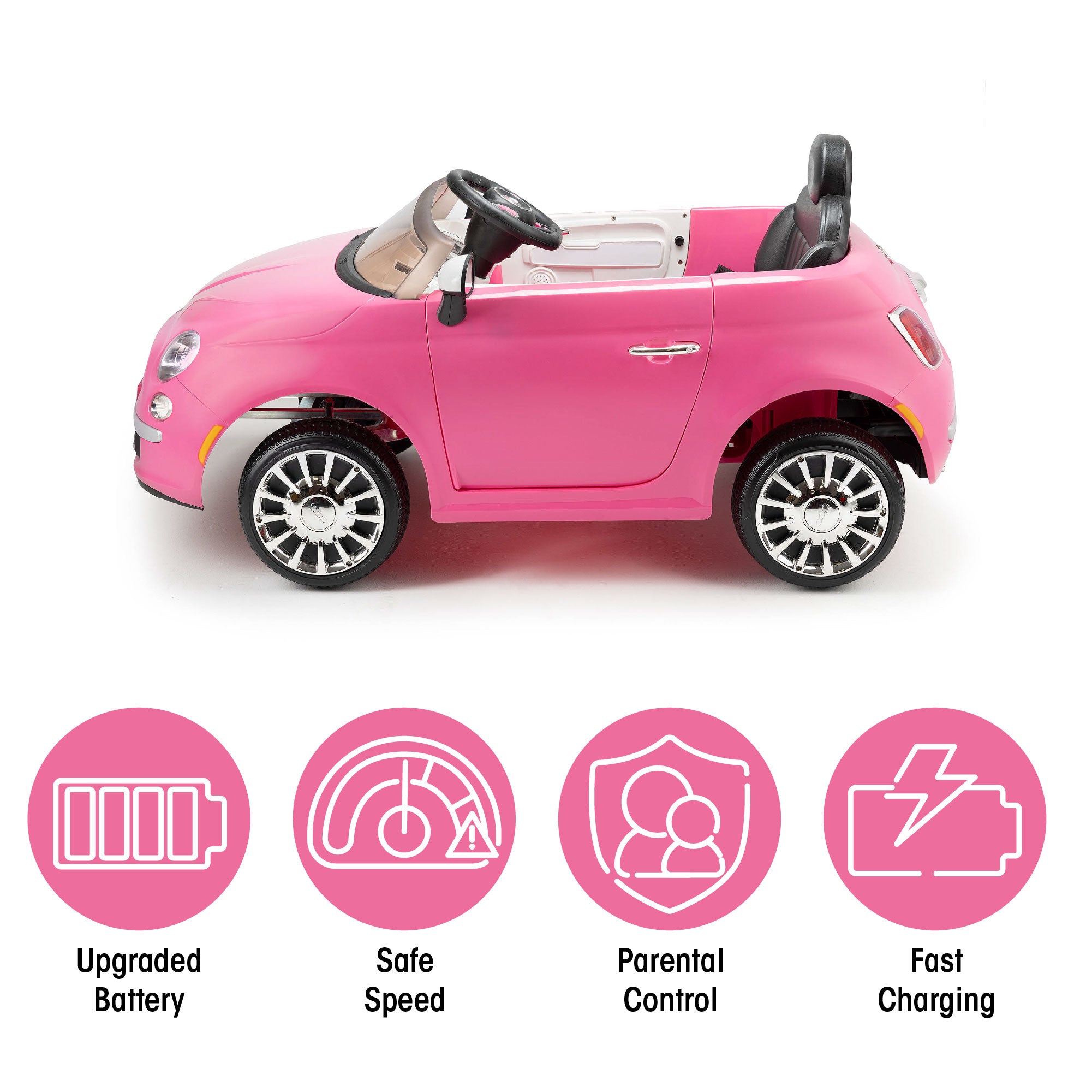 Fiat 500 Ride-On Car