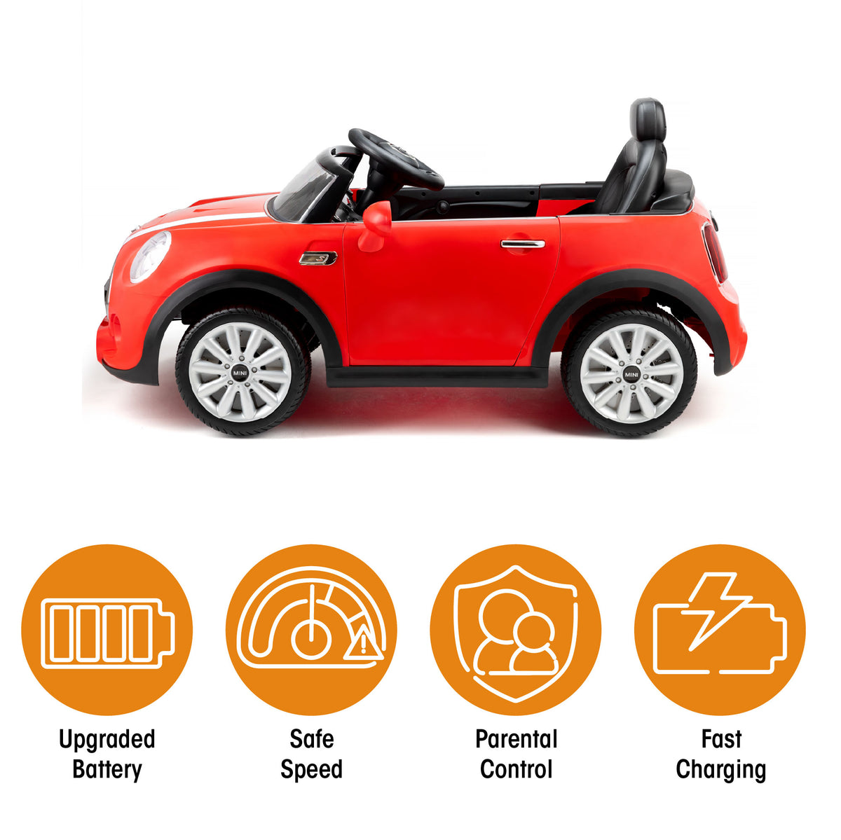 Kids Mini Cooper Ride-On Car | Electric Ride-On | Xootz