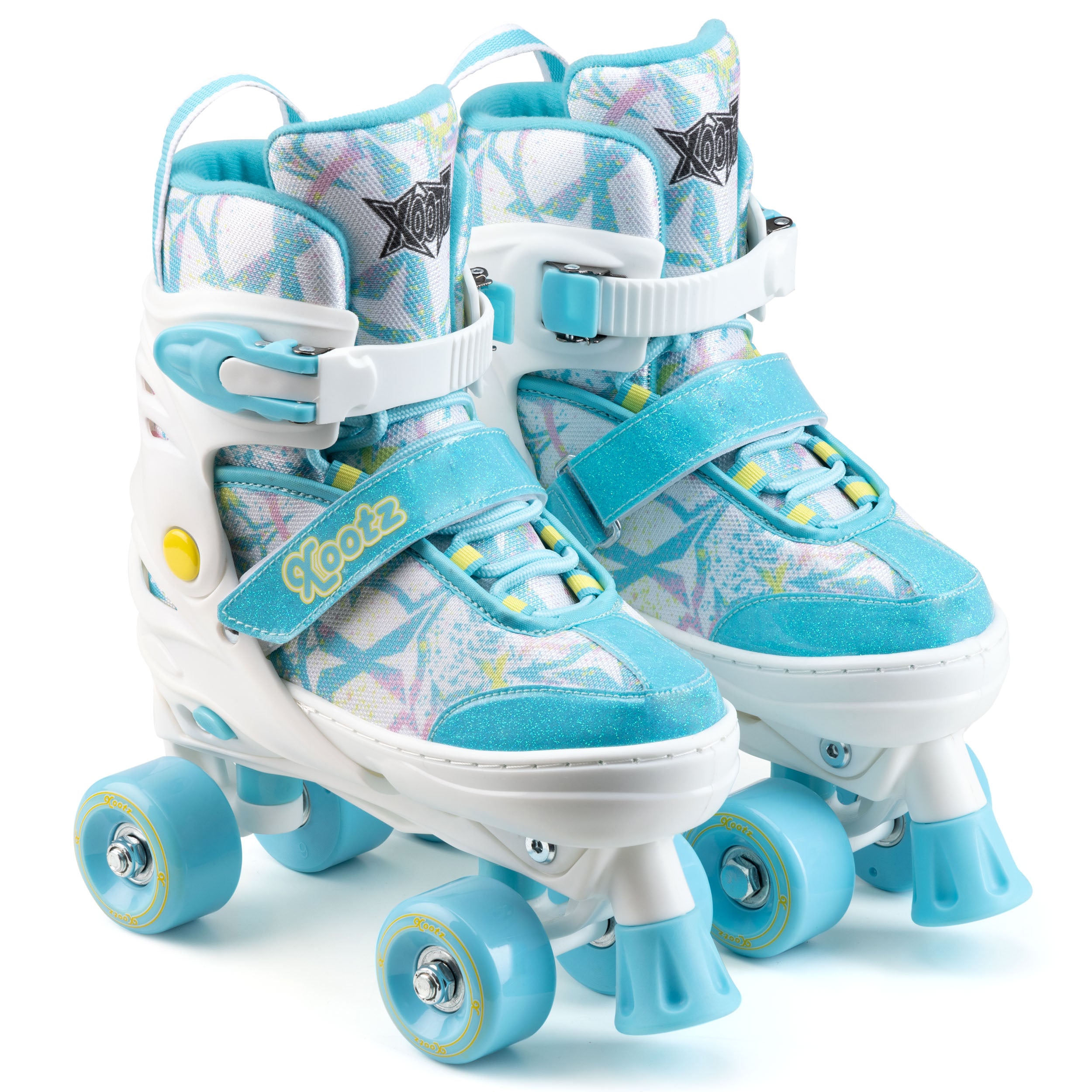 pair of glittery skates 