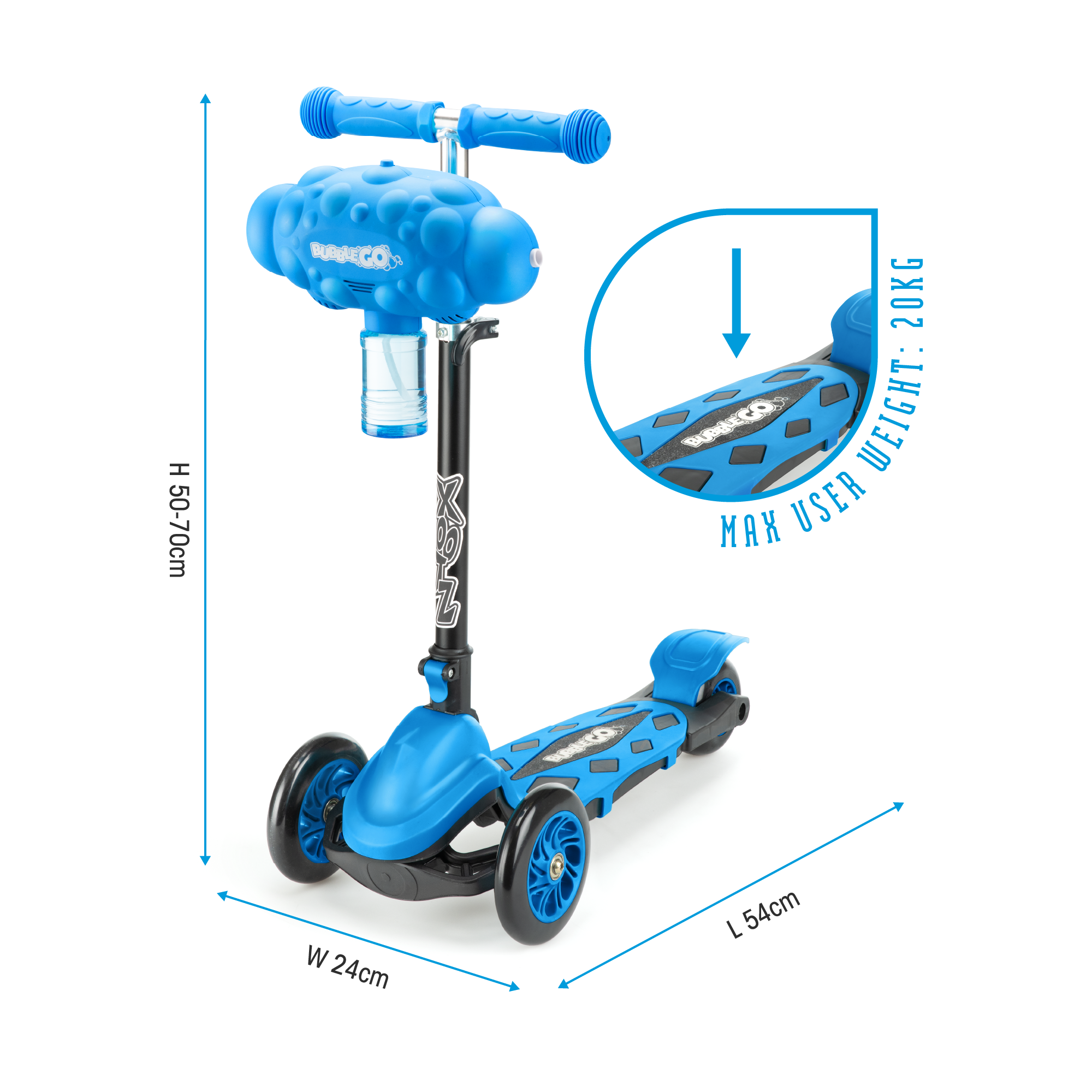 blue scooter for boys