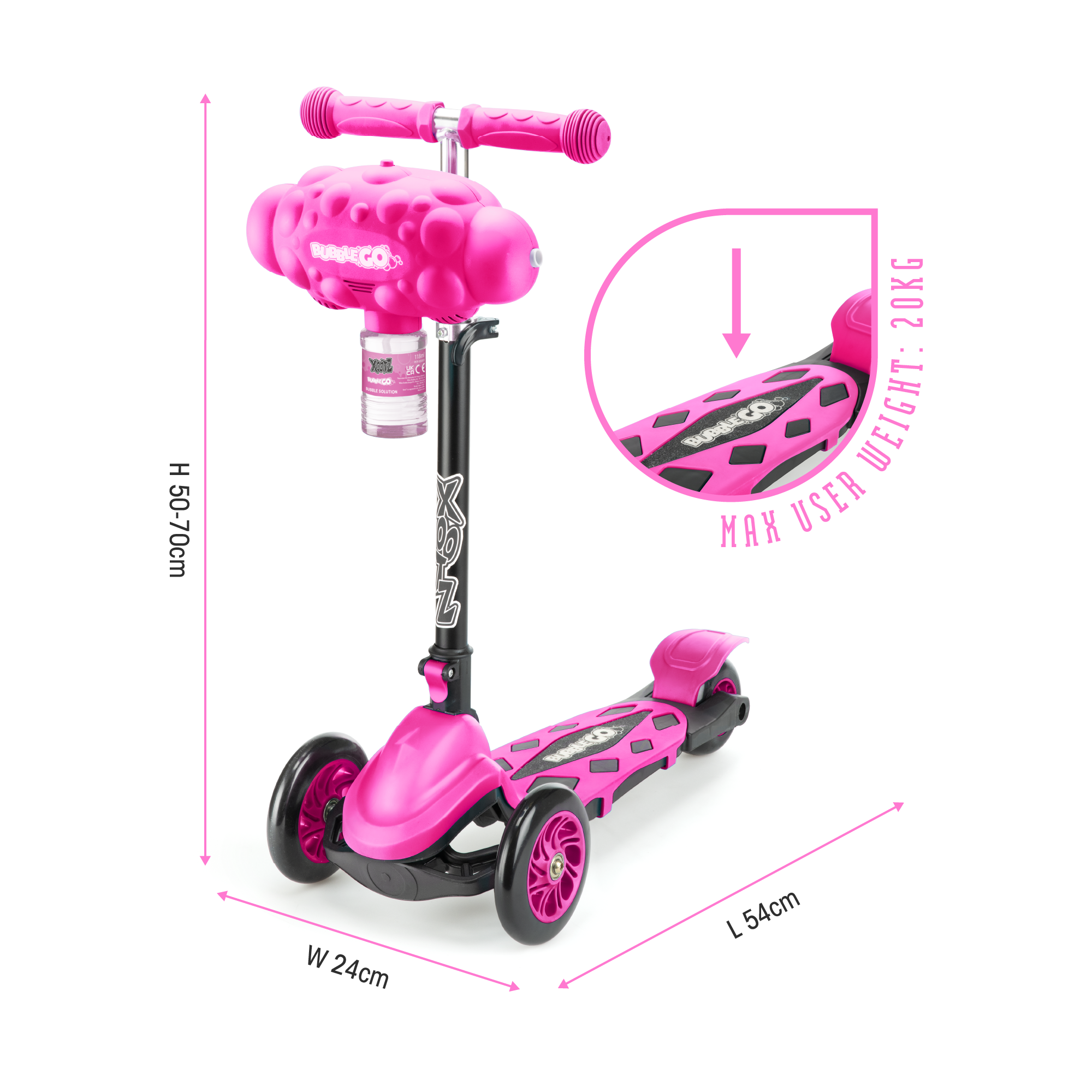 pink scooter for girls