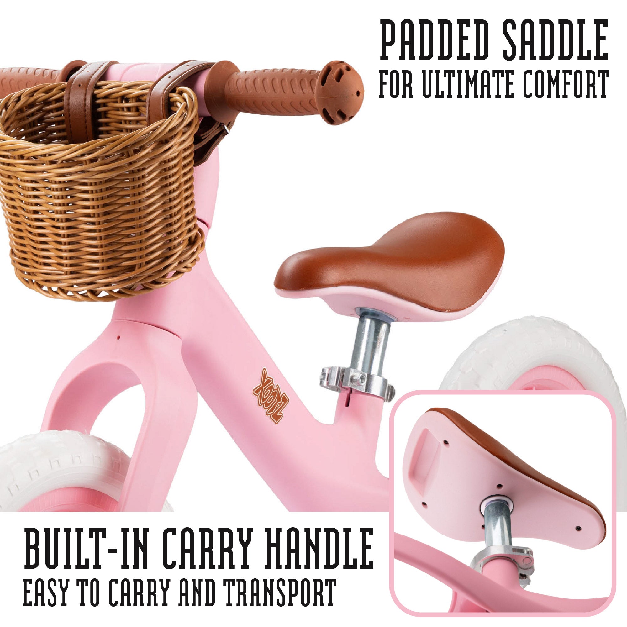 bicycle for 2 year old with padded saddle