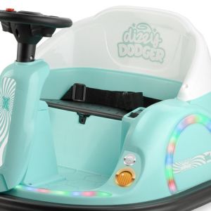 electric bumper car with seat belts