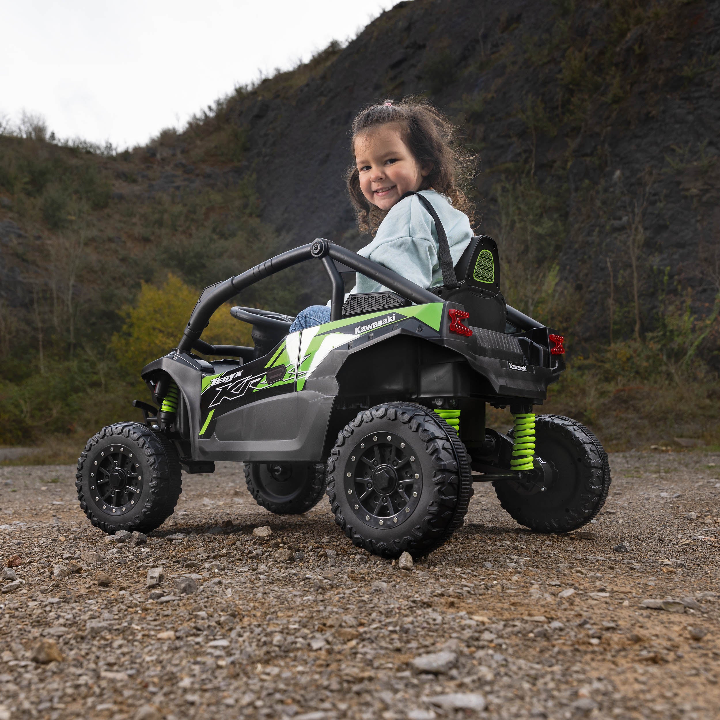 kawasaki off road ride on for kids