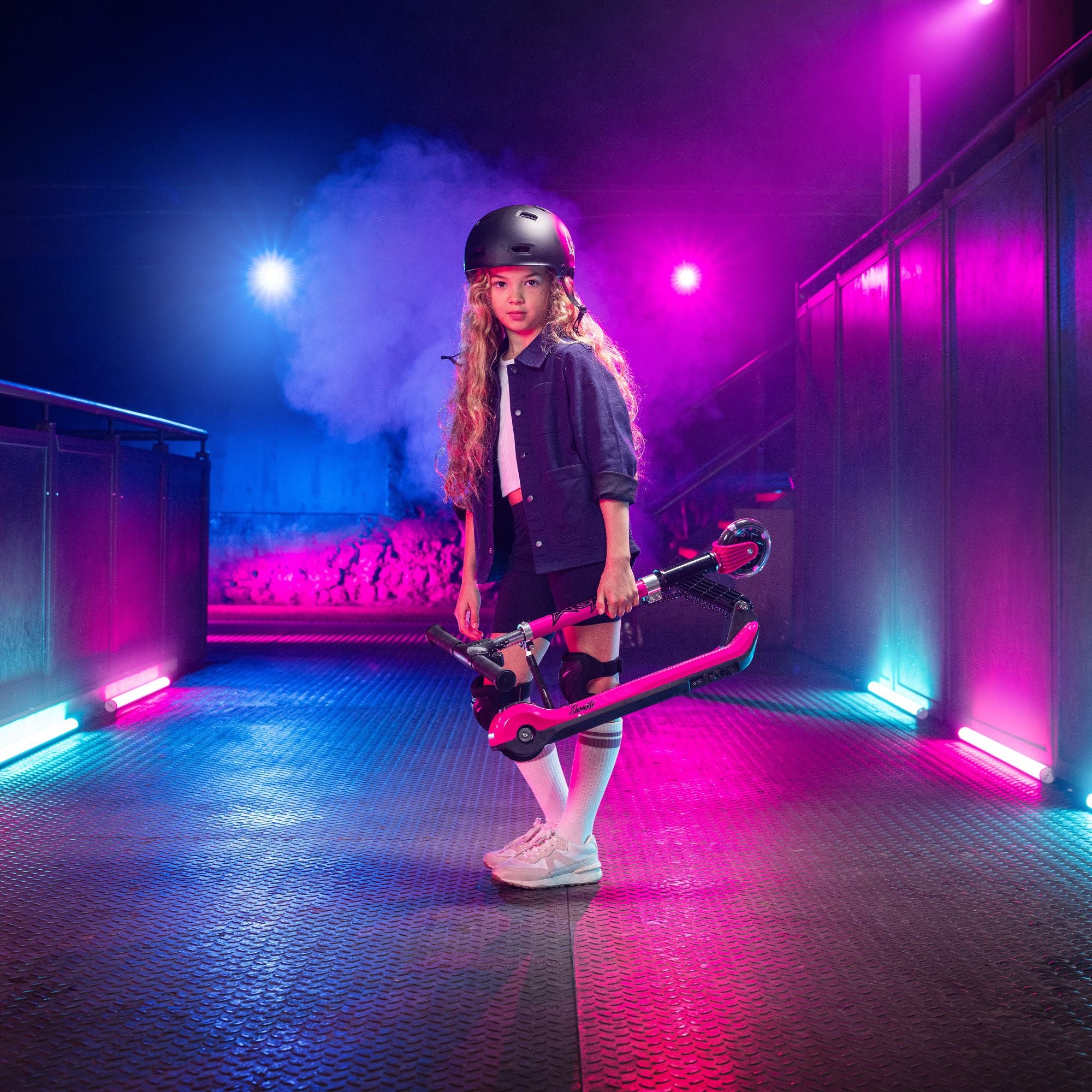 Kids Element Electric Scooter for Kids | Pink | Xootz