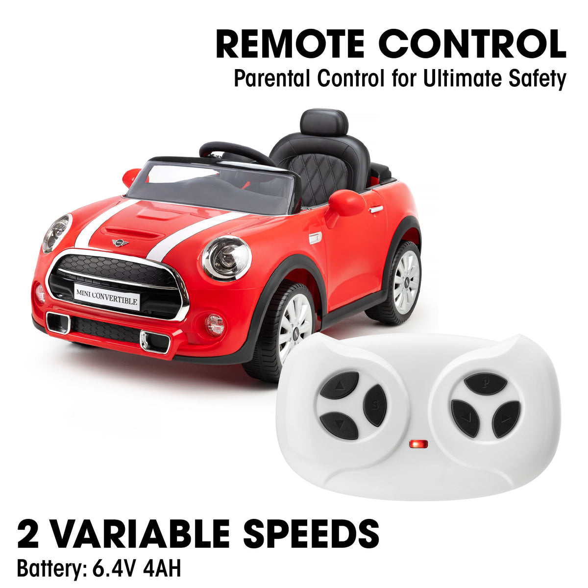 Kids Mini Cooper Ride-On Car | Electric Ride-On | Xootz