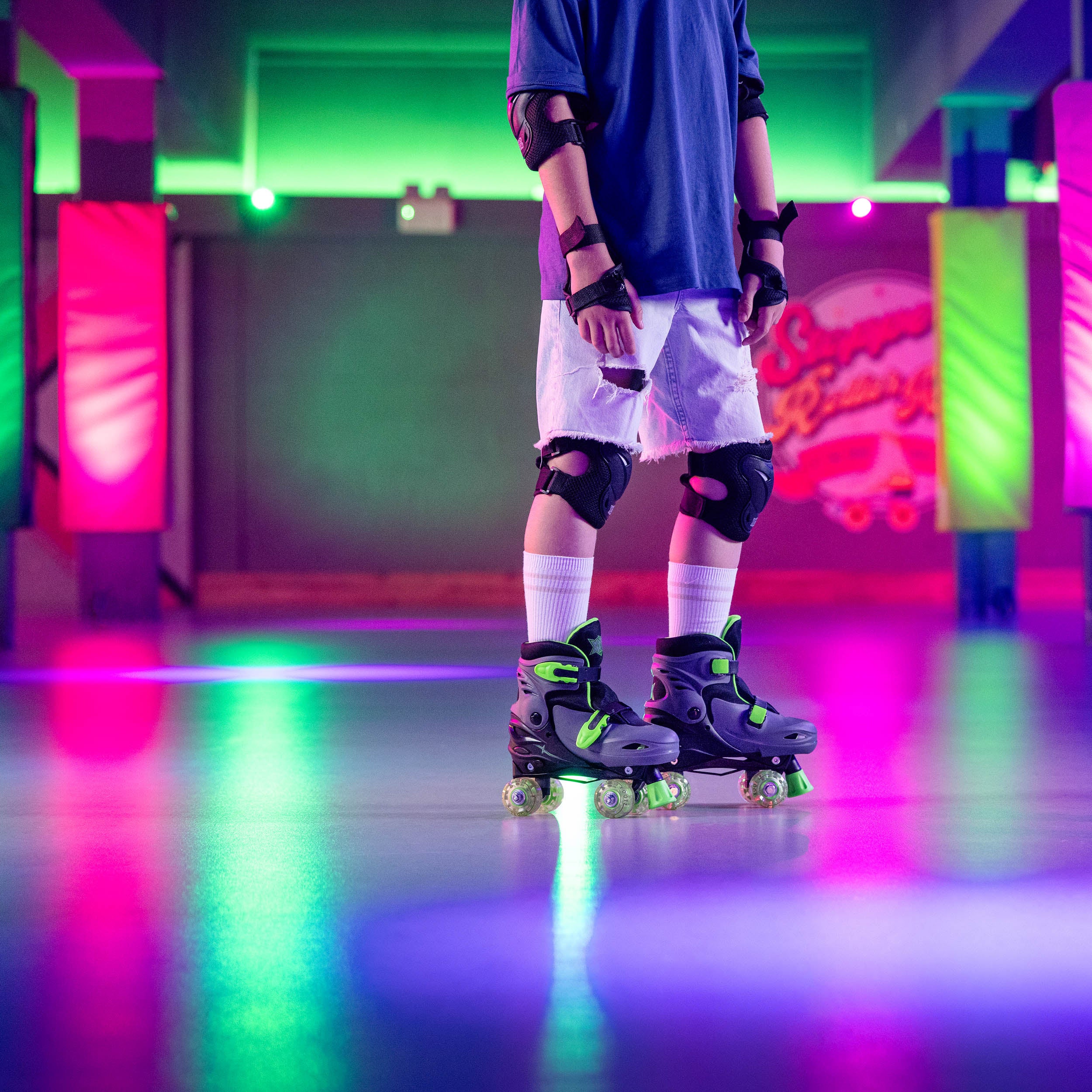 led roller skates