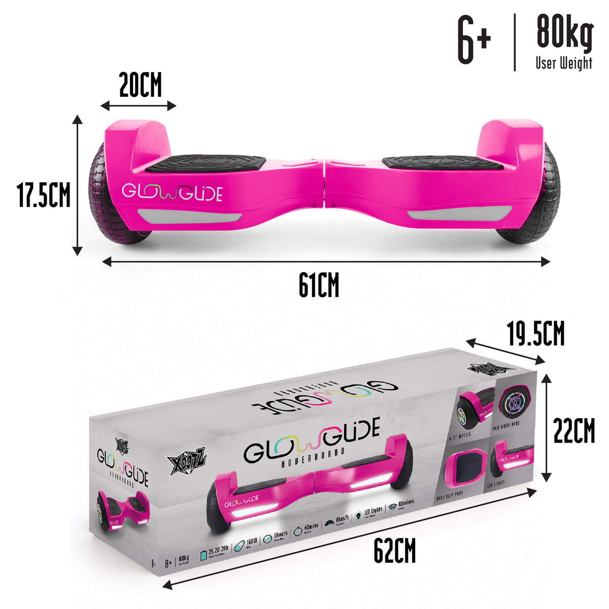 hoverboard pink for girls
