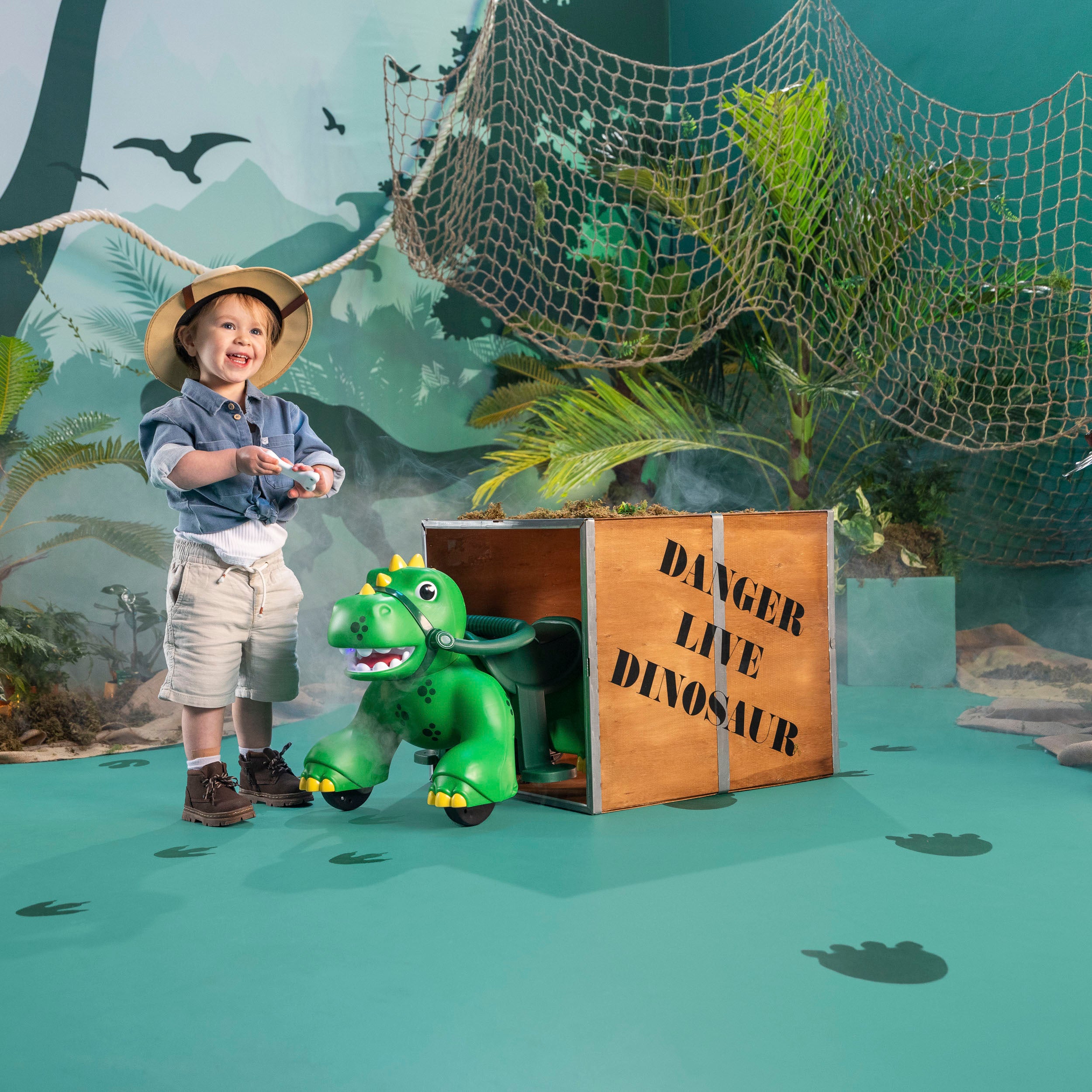 kids dinosaur ride on toy  