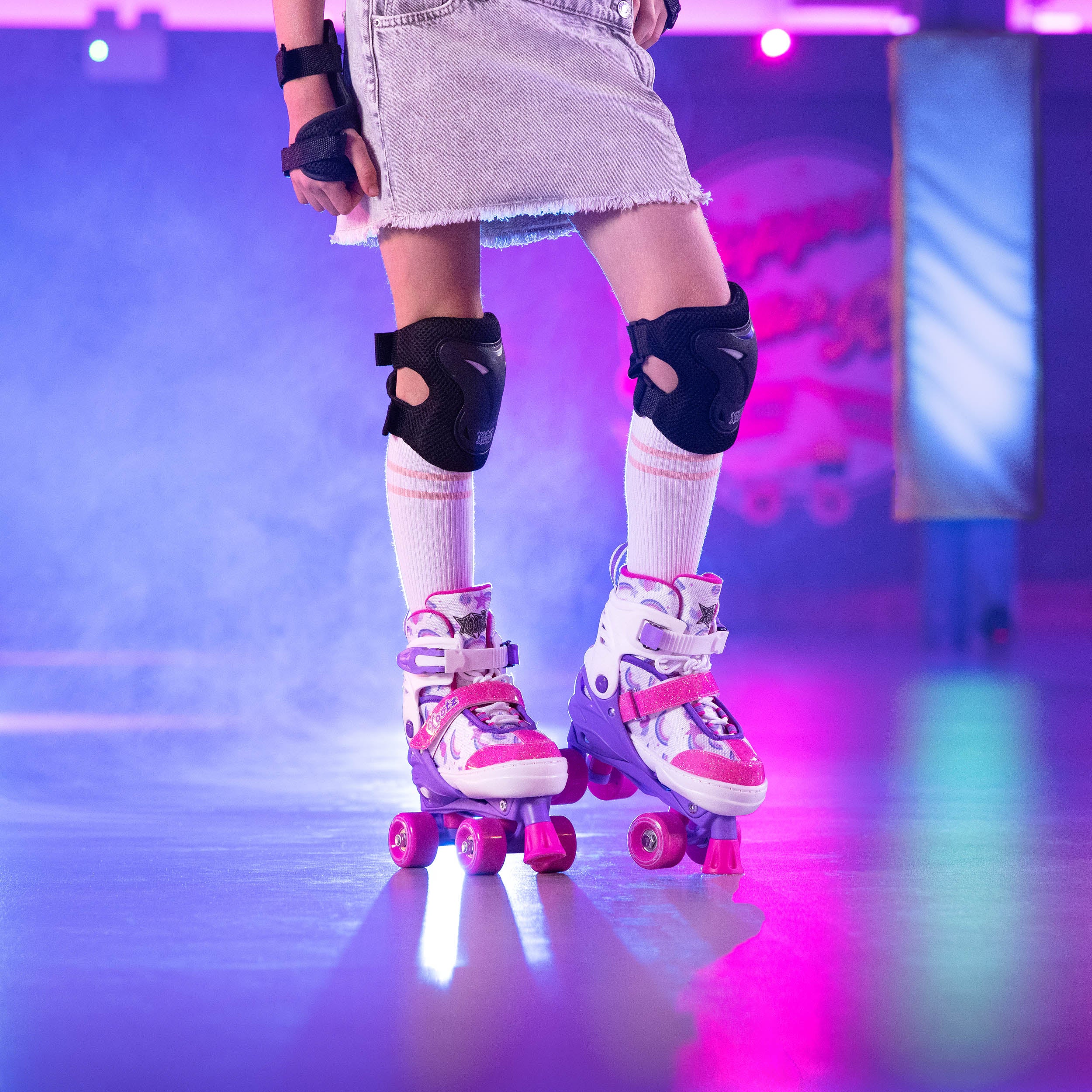 pink skates for girls 