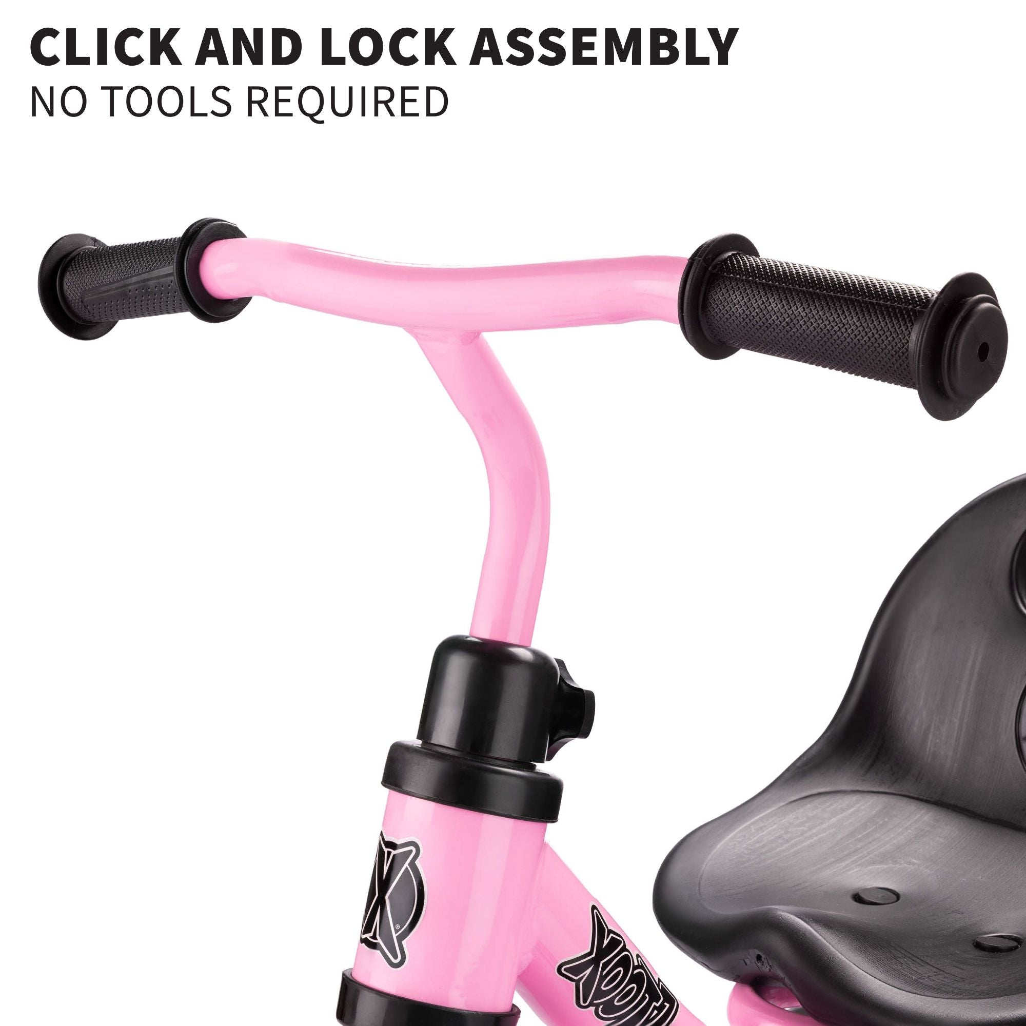 pink trike with easy assembly 