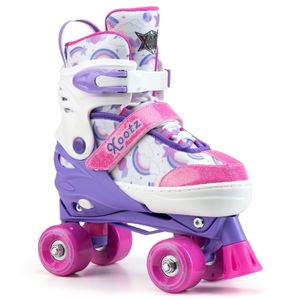 glittery pink roller skates