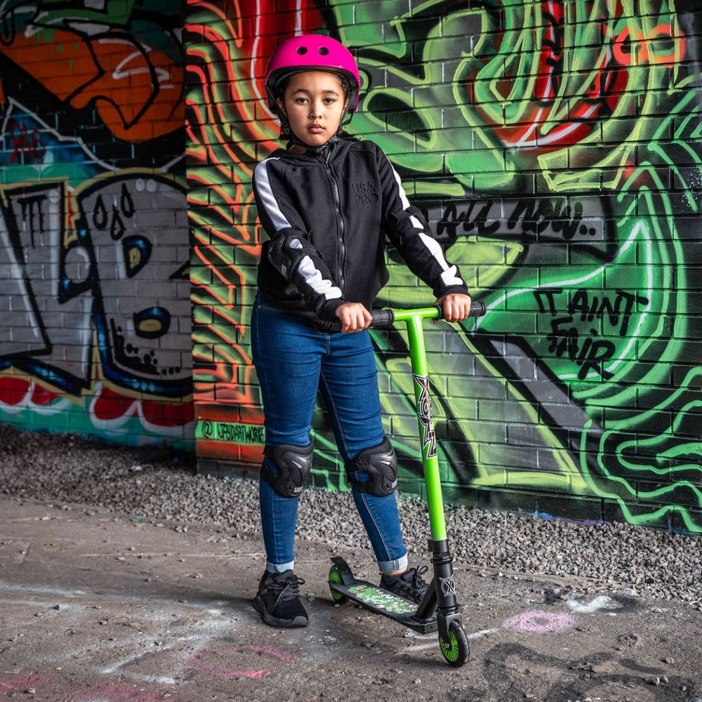 Kids Brainache Youth Scooter | Green | Xootz