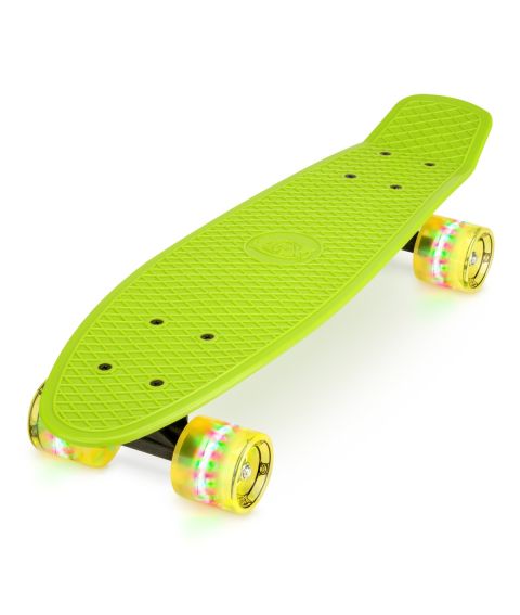 LED skateboard green